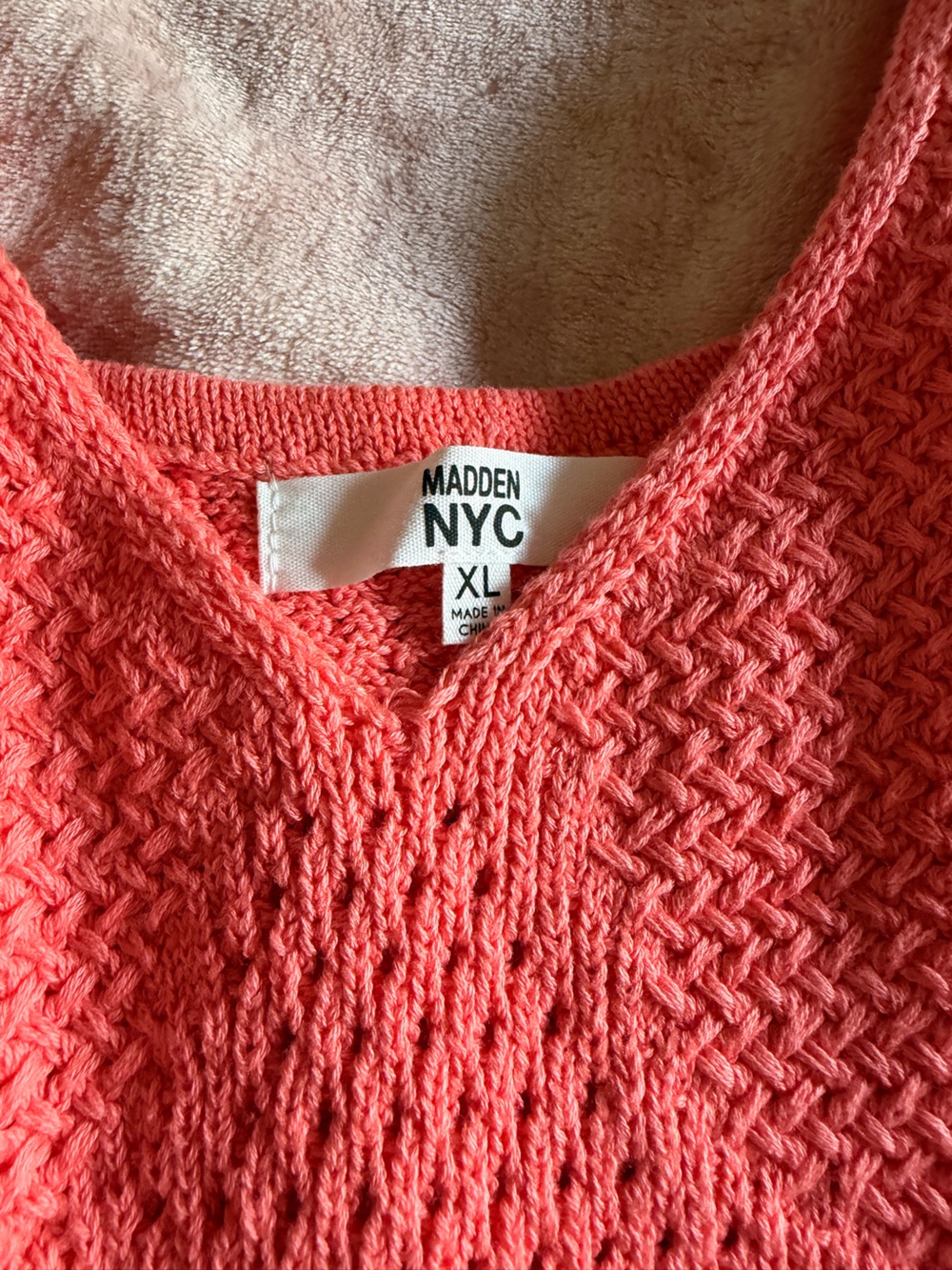 Women’s Coral Knit Sweater